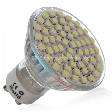 Dimmable GU10 LED Lichtfleck Glühbirne Lampen 60 3528 SMD 4500k